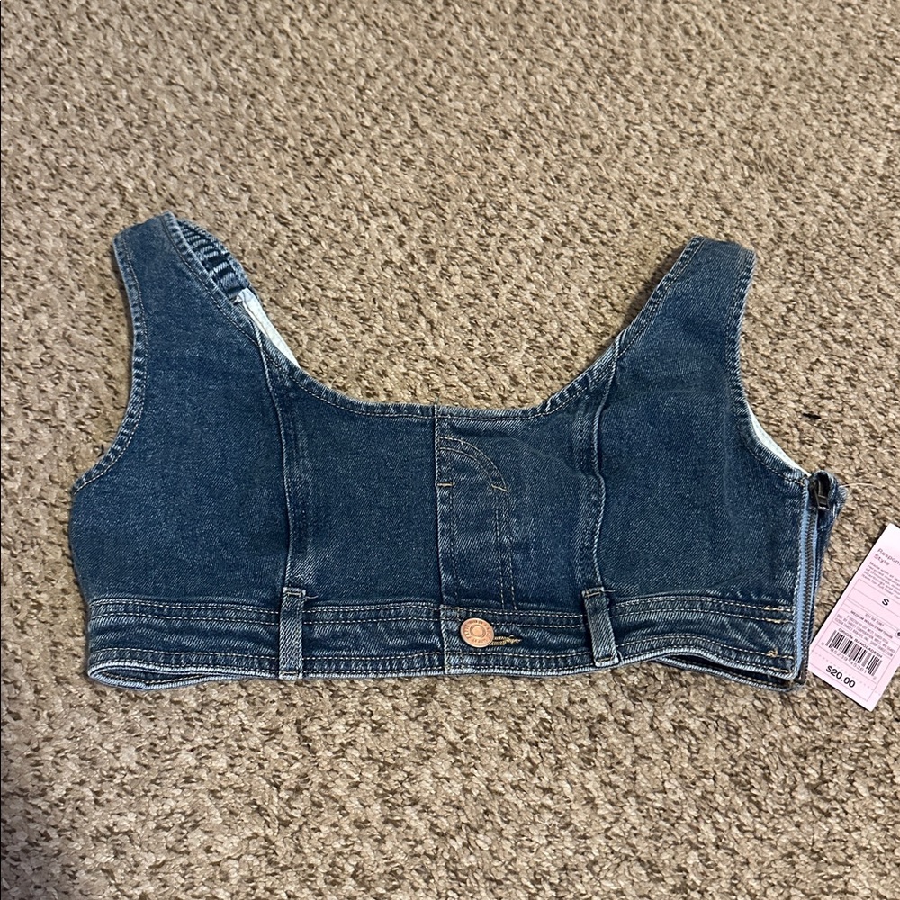 Target Blue Denim Top